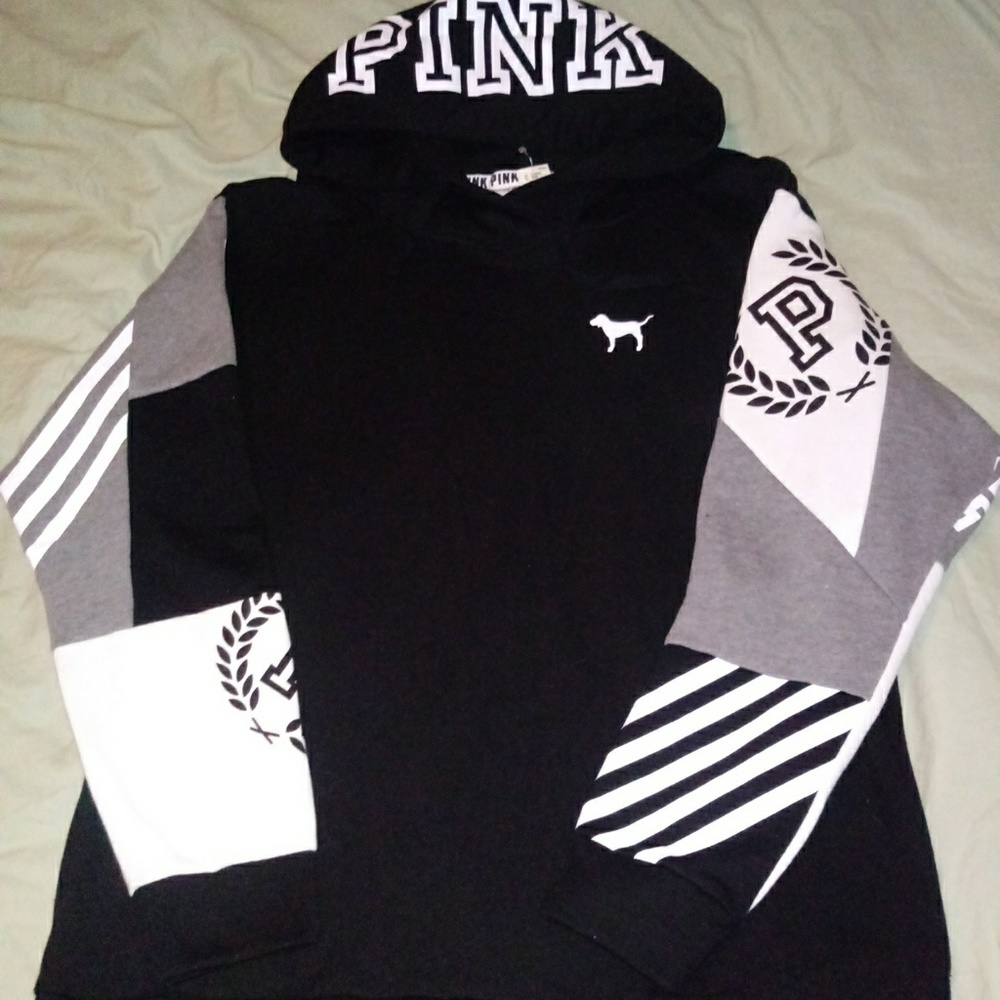 3 nwt VS Pink campus crossover tunic style hoodies